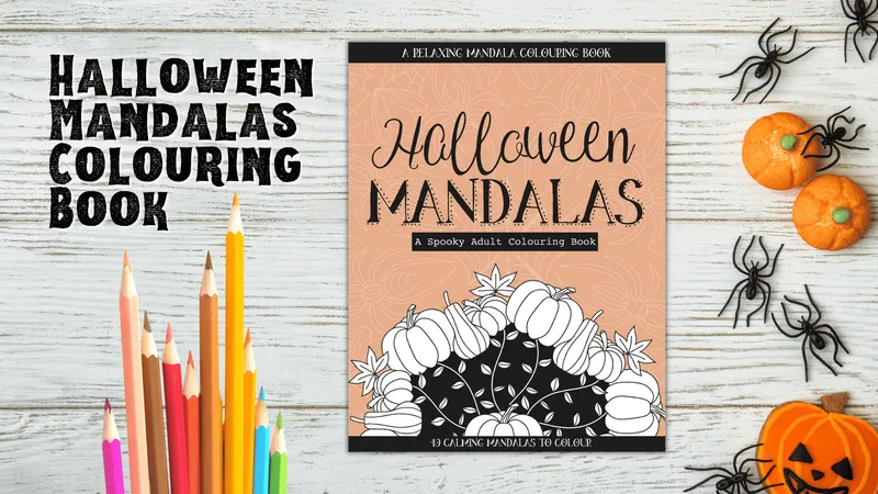 Halloween Mandalas to Colour