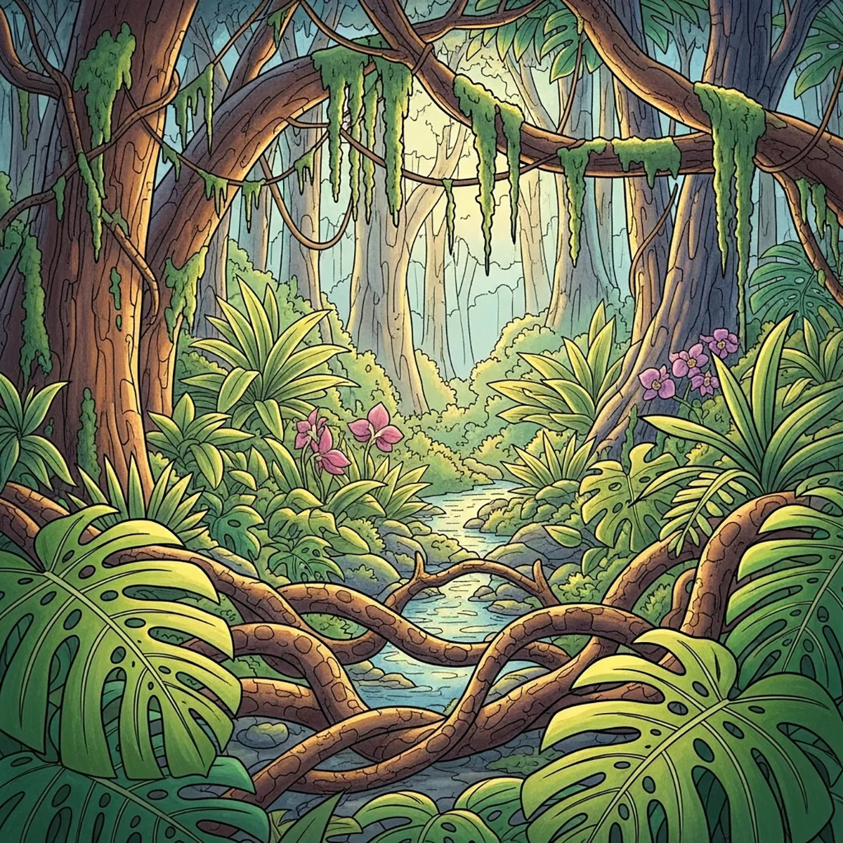 Warm highlights, cool shadows example